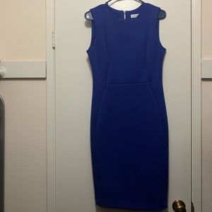 Calvin Klein sheath dress with back zipper
